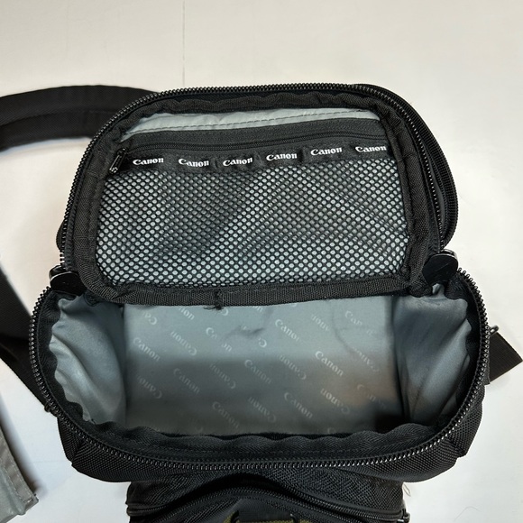 Canon Organization Camera Black Green DSLR Carry Case Bag Shoulder Strap - Picture 7 of 8